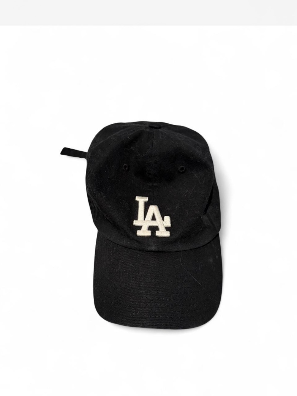 Unisex Black LA Baseball Cap - Classic Logo